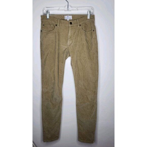 Southern Tide Womens Corduroy Pants Skinny Slim Leg Stretch 5 Pocket Tan Size 28 - Picture 1 of 8